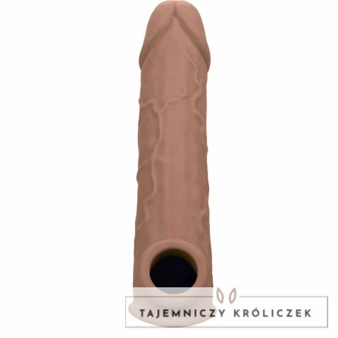 CalExotics Performance Maxx Extension 8" silikonowa brązowa powłoka CALEXOTICS