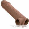 CalExotics Performance Maxx Extension 8" silikonowa brązowa powłoka CALEXOTICS