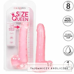 CalExotics Size Queen 20,3 cm rożowy - model z przyssawką TPR CALEXOTICS
