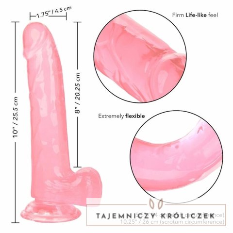 CalExotics Size Queen 20,3 cm rożowy - model z przyssawką TPR CALEXOTICS