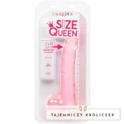 CalExotics Size Queen 20,3 cm rożowy - model z przyssawką TPR CALEXOTICS