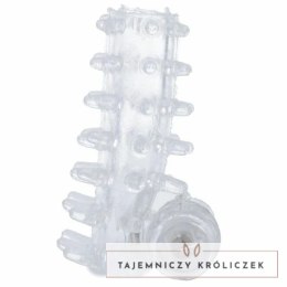 Casual Love Pierścień Wibrujący Transparentny TPR Elastyczny CASUAL LOVE