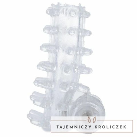 Casual Love Pierścień Wibrujący Transparentny TPR Elastyczny CASUAL LOVE