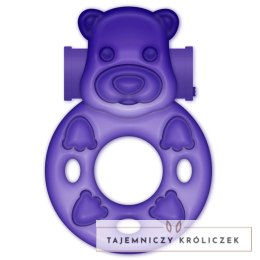 Casual Love Ring 26 Fioletowy - Elastyczny Pierścień Wibrujący TPR CASUAL LOVE