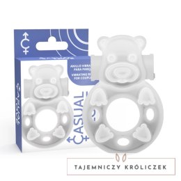 Casual Love Ring 26 Transparentny - Elastyczny Pierścień Intymny TPR CASUAL LOVE
