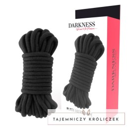 Darkness Lina Japońska Bawełniana 5 m Czarna - Model Bondage DARKNESS