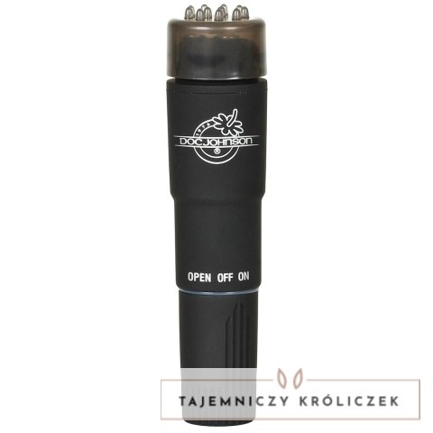 Doc Johnson Black Magic Pocket Rocket masażer wodoodporny czarny Doc Johnson