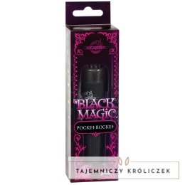 Doc Johnson Black Magic Pocket Rocket masażer wodoodporny czarny Doc Johnson