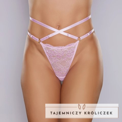 Dreamgirl Cherished Allure stringi z koronki i siateczki, regulowane paski Allure