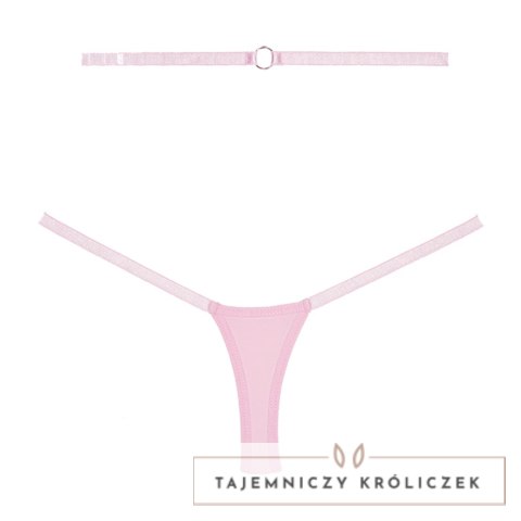 Dreamgirl Cherished Allure stringi z koronki i siateczki, regulowane paski Allure