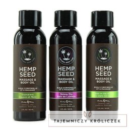 Earthly Body Zestaw 3 olejkow do masażu Hemp Mini Mix 3x30ml Earthly body