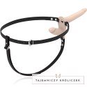 Fetish Submissive Harness Flesh Up - system uprzęży z podwojnym wibratorem, regulowany FETISH SUBMISSIVE