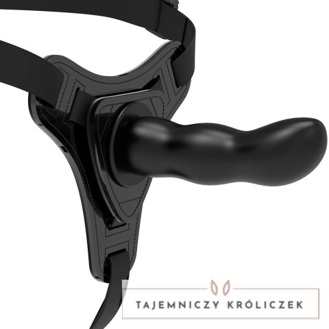 Fetish Submissive Harness silikonowy czarny 16 cm anatomiczny model FETISH SUBMISSIVE