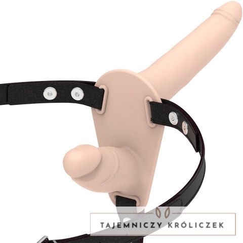 Fetish Submissive Uprząż z dwoma anatomicznymi elementami silikonowymi FETISH SUBMISSIVE