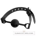 Fetish Submissive silikonowy knebel oddychający z regulacją 4,1 cm FETISH SUBMISSIVE