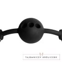 Fetish Submissive silikonowy knebel oddychający z regulacją 4,1 cm FETISH SUBMISSIVE