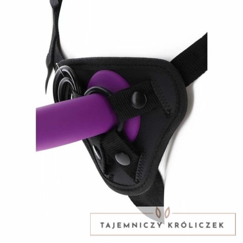 Get Real Uprząż z Regulowanymi Szelkami Czarna + 3 Pierścienie GET REAL