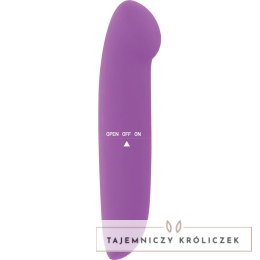 Glossy Phil fioletowy - kompaktowy masażer wodoodporny 13 cm ABS GLOSSY