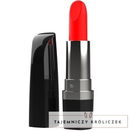 Intense Lippsy Black - Mini urządzenie wibracyjne w formie szminki IPX4 INTENSE