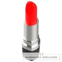 Intense Lippsy Black - Mini urządzenie wibracyjne w formie szminki IPX4 INTENSE
