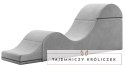 Liberator Aria Flip Chaise Grey - szezlong tapicerowany, regulowany, szary Liberator