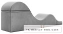 Liberator Aria Flip Chaise Grey - szezlong tapicerowany, regulowany, szary Liberator
