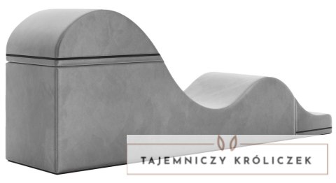 Liberator Aria Flip Chaise Grey - szezlong tapicerowany, regulowany, szary Liberator