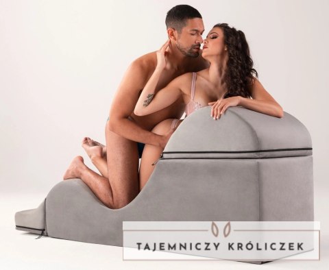 Liberator Aria Flip Chaise Grey - szezlong tapicerowany, regulowany, szary Liberator