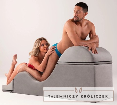 Liberator Aria Flip Chaise Grey - szezlong tapicerowany, regulowany, szary Liberator