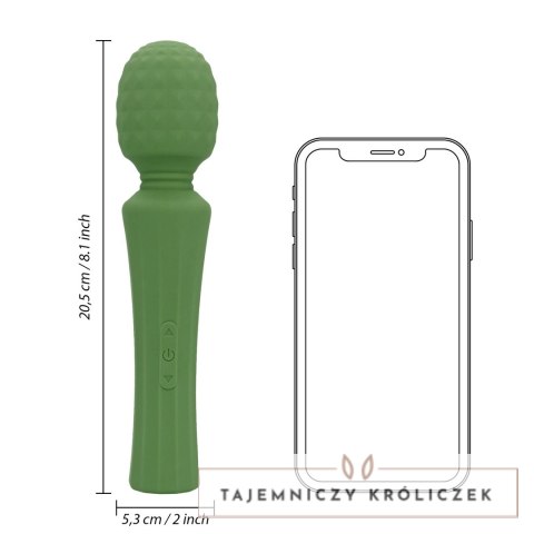 Loveline Green Mumba - wielofunkcyjny masażer z ergonomiczną rączką Loveline by Shots