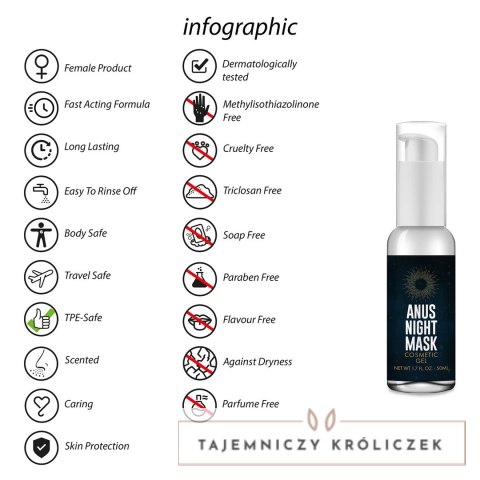 Pharmaquests Shots Maseczka na noc 50 ml - regenerująca pielęgnacja skory Pharmquests by Shots