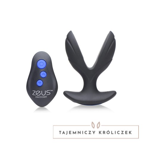 XR Brands Electro-Spread silikonowa wtyczka intymna z wibracjami i E-Stim XR Brands