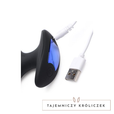 XR Brands Electro-Spread silikonowa wtyczka intymna z wibracjami i E-Stim XR Brands