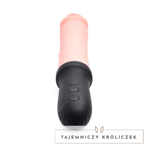 XR Brands Power Pounder czarny model z funkcją pchania i wibracji XR Brands