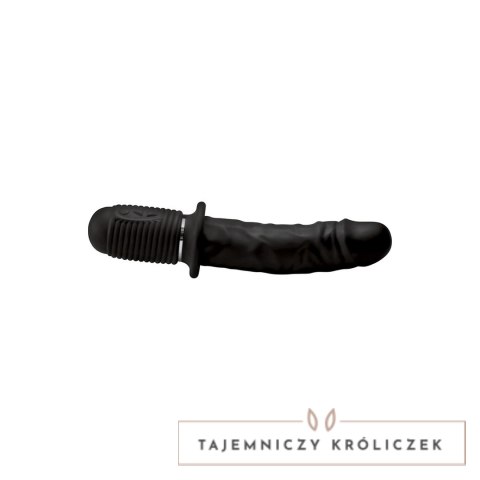 XR Brands Power Pounder czarny silikonowy model wibrująco-pchający XR Brands
