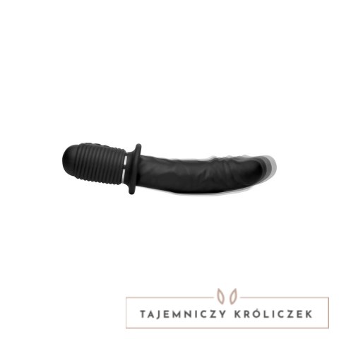 XR Brands Power Pounder czarny silikonowy model wibrująco-pchający XR Brands