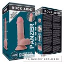 Rockarmy Panzer 17 cm Dual Density - Model z Przyssawką, TPE, Naturalny ROCK ARMY