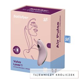 Satisfyer Vulva Lover 1 - podwojny stymulator pulsacyjno-wibracyjny, silikonowy Satisfyer