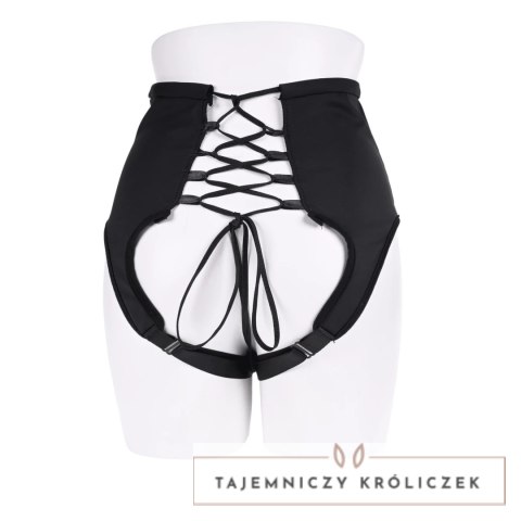 Sportsheets Gorsetowa Uprząż Strap-On Czarna, Regulowana, O-Ring Sportsheets
