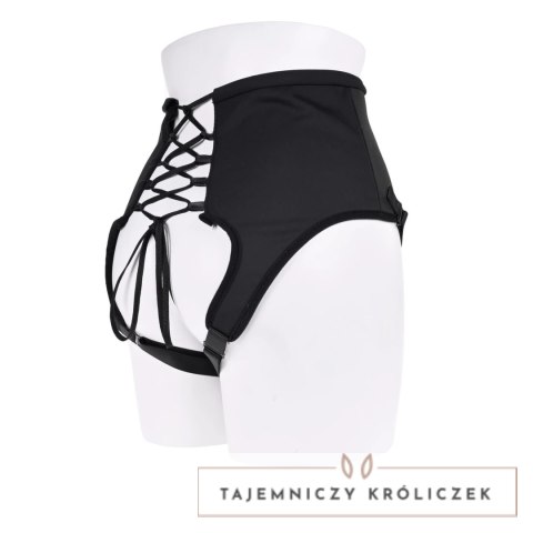 Sportsheets Gorsetowa Uprząż Strap-On Czarna, Regulowana, O-Ring Sportsheets