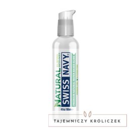 Swiss Navy Natural Lubricant 118 ml - Hipoalergiczny, Wegański, Bez Parabenow Swiss Navy