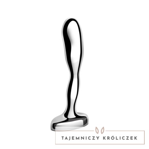 B-Vibe Stainless Steel Plug Prostatyczny z Bezpiecznym Uchwytom B-Vibe