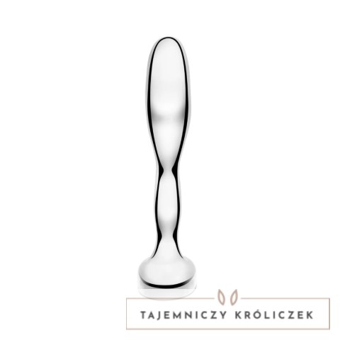 B-Vibe Stainless Steel Plug Prostatyczny z Bezpiecznym Uchwytom B-Vibe