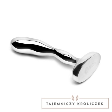 B-Vibe Stainless Steel Plug Prostatyczny z Bezpiecznym Uchwytom B-Vibe