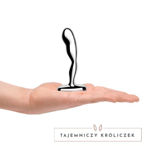 B-Vibe Stainless Steel Plug Prostatyczny z Bezpiecznym Uchwytom B-Vibe