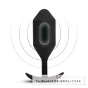 B-Vibe Vibrating Snug Plug 5 Black - anatomiczna wtyczka z funkcją wibracji B-Vibe