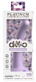 Dillio Platinum Curious Five 14,6 cm silikonowy zakrzywiony fioletowy Dillio Platinum
