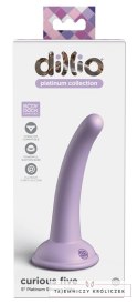 Dillio Platinum Curious Five 14,6 cm silikonowy zakrzywiony fioletowy Dillio Platinum