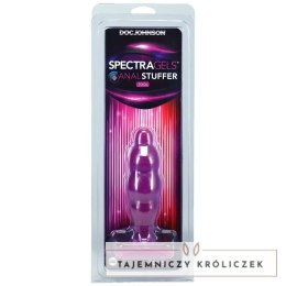 Doc Johnson Spectra Gels Korek anatomiczny z przyssawką 13 cm fioletowy Doc Johnson