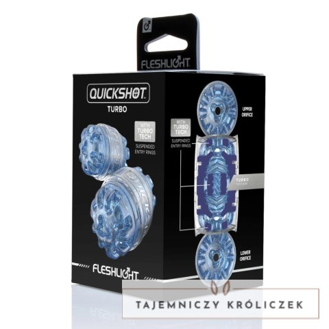 Fleshlight Quickshot Turbo Blue Ice kompaktowa maszyna intymna Fleshlight